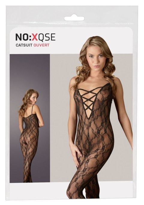 KOMBINEZON CATSUIT SCHWARZ