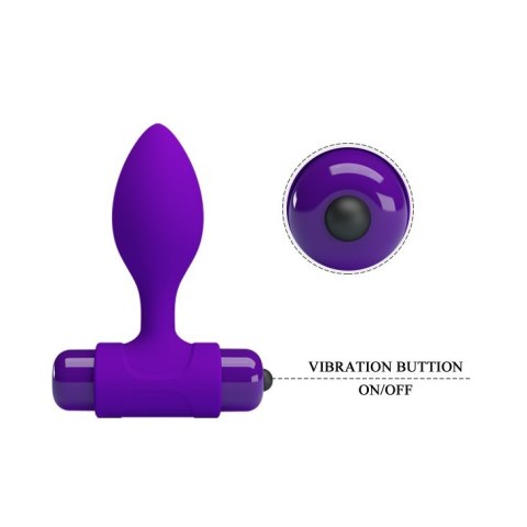 KOREK ANALNY PRETTY LOVE - VIBRA BUT PLUG