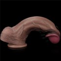 DILDO 13'' DUAL LAYERED SILICONE COCK XXL