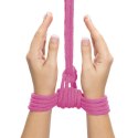 LINA FETISH BONDAGE ROPE 10M RÓŻOWA