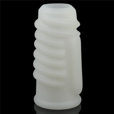 PIERŚCIEŃ NAKŁADKA VIBRATING SPIRAL KNIGHTS RING (WHITE)