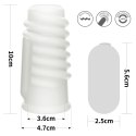 PIERŚCIEŃ NAKŁADKA VIBRATING SPIRAL KNIGHTS RING (WHITE)