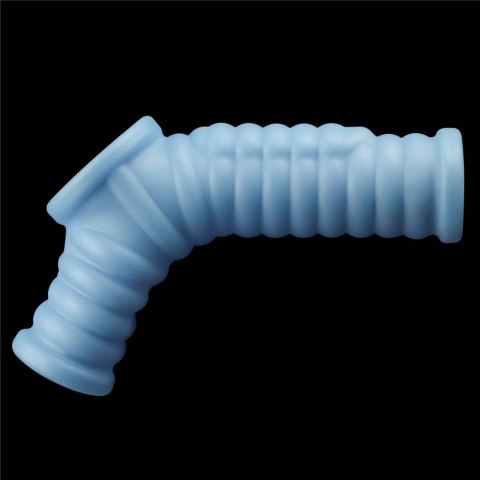 PIERŚCIEŃ VIBRATING WAVE KNIGHTS RING WITH SCROTUM SLEEVE