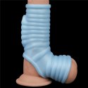 PIERŚCIEŃ VIBRATING WAVE KNIGHTS RING WITH SCROTUM SLEEVE