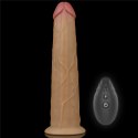 WIBRATOR 9.0'' DUAL LAYERED PLATINUM SILICONE ROTATOR