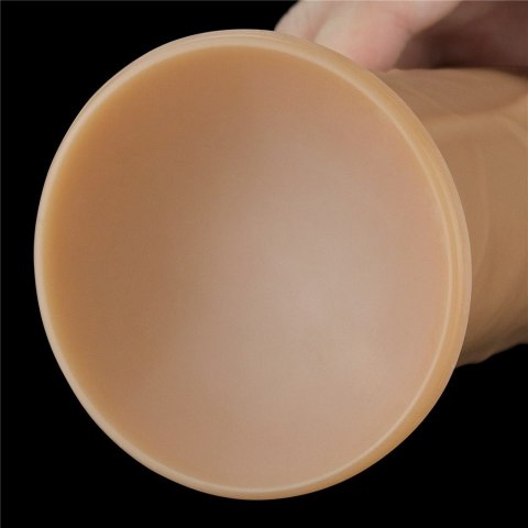WIBRATOR 9.0'' DUAL LAYERED PLATINUM SILICONE ROTATOR