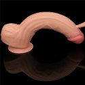 12'' KING SIZED SLIDING SKIN DUAL LAYER DONG