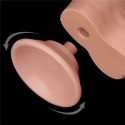 DILDO 8'' SLIDING SKIN DUAL LAYER DONG FLESH