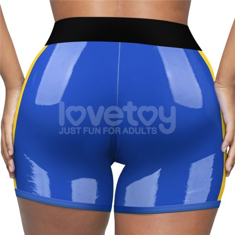 CHIC STRAPON SHORTS (32 35 CALI W PASIE) NIEBIESKI