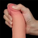 DILDO 8.5'' SLIDING SKIN DUAL LAYER DONG