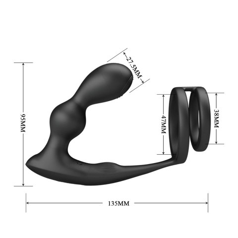 MASAŻER PROSTATY PRETTY LOVE VIBRATION PENIS SLEEVE VI