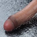 WIBRATOR 10.5" REAL SOFTEE VIBRATING DILDO