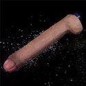 WIBRATOR 10.5" REAL SOFTEE VIBRATING DILDO