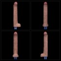 WIBRATOR 10.5" REAL SOFTEE VIBRATING DILDO