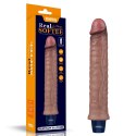 WIBRATOR 9.5" REAL SOFTEE VIBRATING DILDO