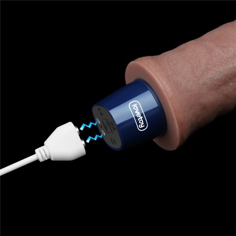 WIBRATOR 9.5" REAL SOFTEE VIBRATING DILDO