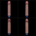 WIBRATOR 9" REAL SOFTEE VIBRATING DILDO