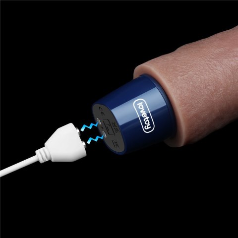 WIBRATOR 9" REAL SOFTEE VIBRATING DILDO