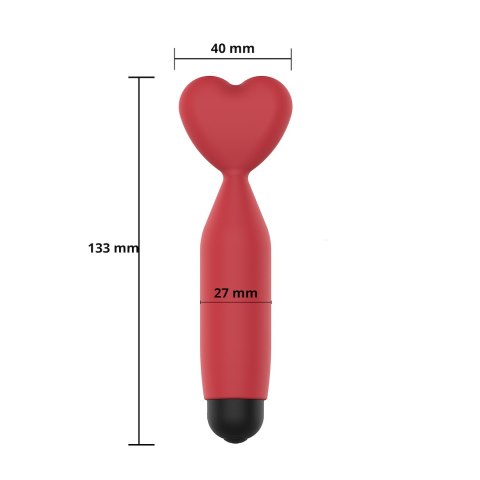 MINI WIBRATOR Z KOŃCÓWKĄ W KSZTAŁCIE SERDUSZKA EROSPACE SWEET PLAY A14