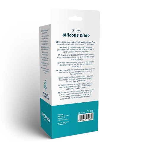 DILDO SILIKONOWE 21 CM EROSPACE NATURAL PLAY D1