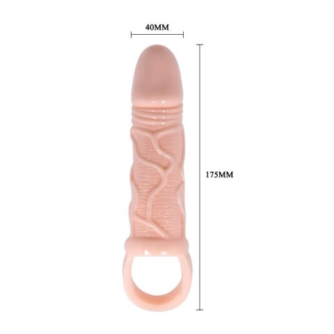 NAKŁADKA PRETTY LOVE PENIS SLEEVE CARSON CIELISTY