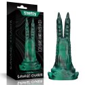 WIBRATOR SAVAGE CHARM DOUBLE-CLAW VIBRATING SILICONE DILDO
