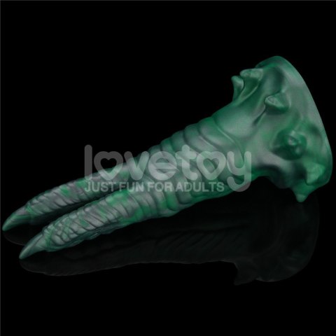 WIBRATOR SAVAGE CHARM DOUBLE-CLAW VIBRATING SILICONE DILDO