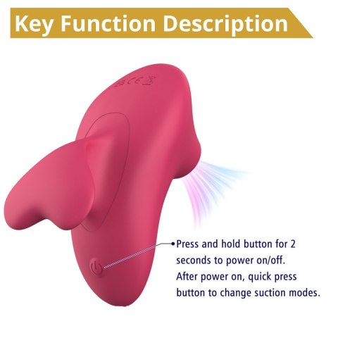 MASAŻER ŁECHTACZKI Z 10 TRYBAMI SSANIA EROSPACE SWEET PLAY A15