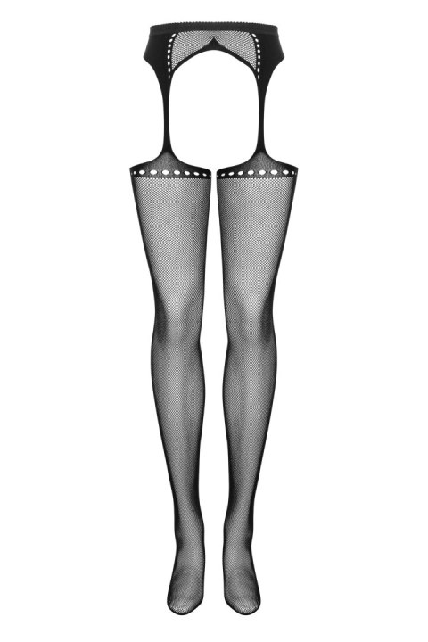 Garter Stockings S314 Czarne S/M/L Obsessive