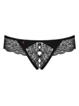 Miamor Stringi Otwarte Czarne L/Xl Obsessive
