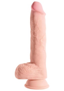 Realistyczne Dildo Z Przyssawką Triple Density Fat With Balls 10 Inch King Cock