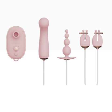 Zestaw Zabawek Erotycznych Dla Kobiet Quartet Set Pink Qingnan