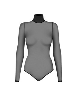 Czarne Prześwitujące Body Ingrid Xs/S Promees