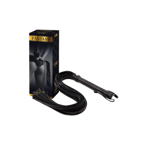 Ekskluzywny Pejcz Fantasy Flogger Long Leather Black Alive