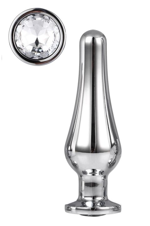 Korek Analny Gleaming Love Silver Pleasure Plug - rozmiar M