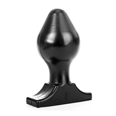Korek analny AB72 Kevin Butt Plug 16 x 8cm All Black