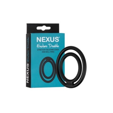 Pierścień Erekcyjny Double Enduro Cock And Ball Ring Nexus