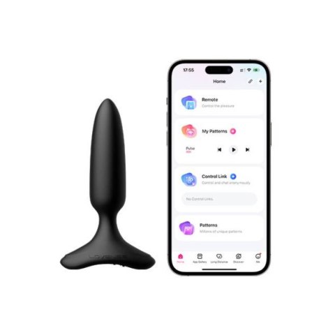 Wibrujący Korek Analny Hush 2 Butt Plug 25Mm Lovense