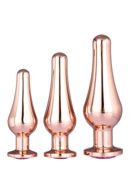 Zestaw Korków Gleaming Love Pleasure Set Rose Gold Dreamtoys