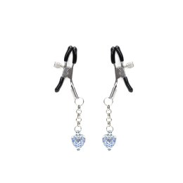 Klamerki Na Sutki Glow-In-Dark Nipple Clamps Liebe Seele niebieskie