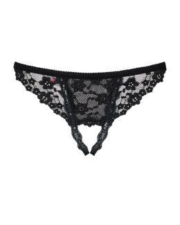 Letica stringi otwarte czarne S/M Obsessive