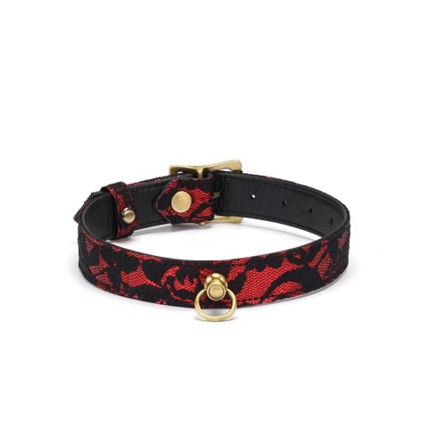 Obróżka Victorian Garden Lace And Pu Choker Liebe Seele
