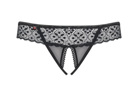Shibu stringi otwarte czarne S/M Obsessive
