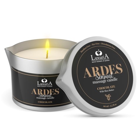 Świeca Luxuria Ardes Massage Candle Chocolate 80Ml IntimateLine
