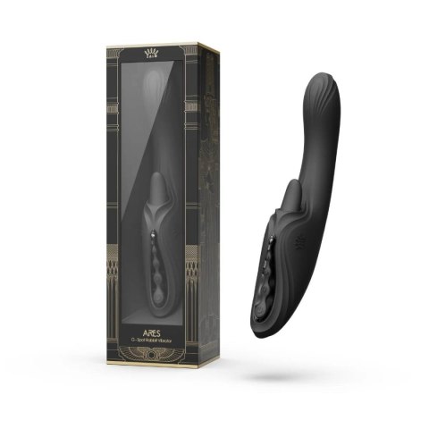 Wibrator króliczek Ares Obsidian Black Zalo