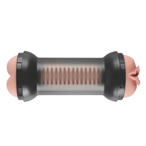 MASTURBATOR DOUBLE SIDE STROKER PUSSY AND ANUS