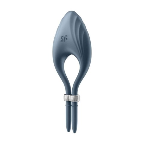 Pierścień erekcyjny Duelist Ring Vibrator Dark blue Satisfyer