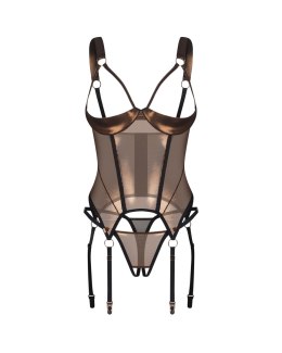 Soranna gorset i stringi otwarte L/XL Obsessive