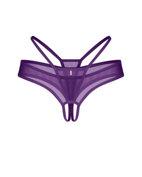 Stringi otwarte fioletowe Vibres L/XL Obsessive