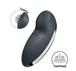Stymulator łechtaczki Tap & Climax 2 grey Satisfyer